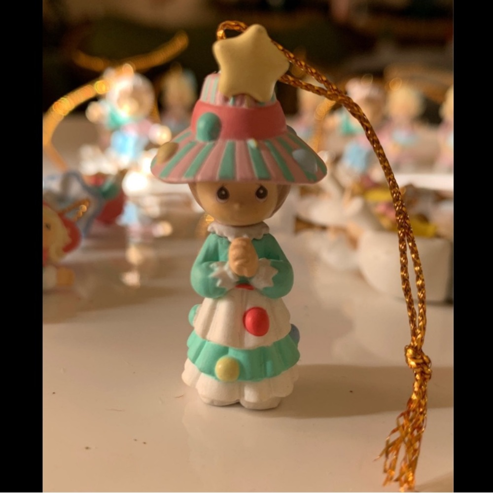 Mini Christmas Tree Precious Moments Ornaments
